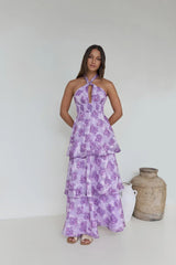 Lover And Dreamer Halter Maxi Dress Lilac