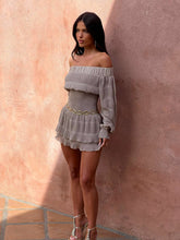 Diane Mini Dress Taupe