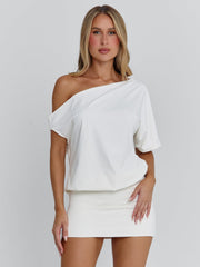 Nayla Mini Dress White
