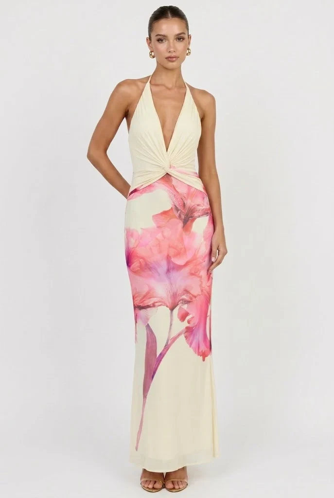 Nerissa Halter Maxi Dress