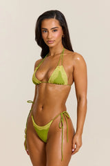 The Taliyah Lace Bikini Set in Green