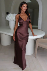 Satin Maxi Dress