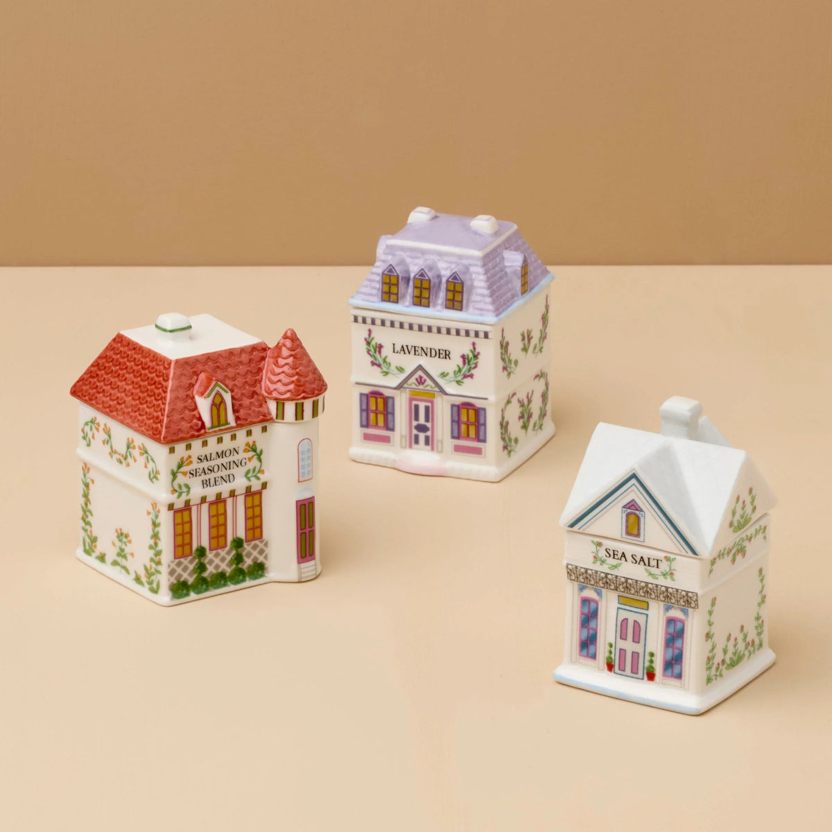 Lenox Spice Village 3-Piece West Coast Spice Jars Set